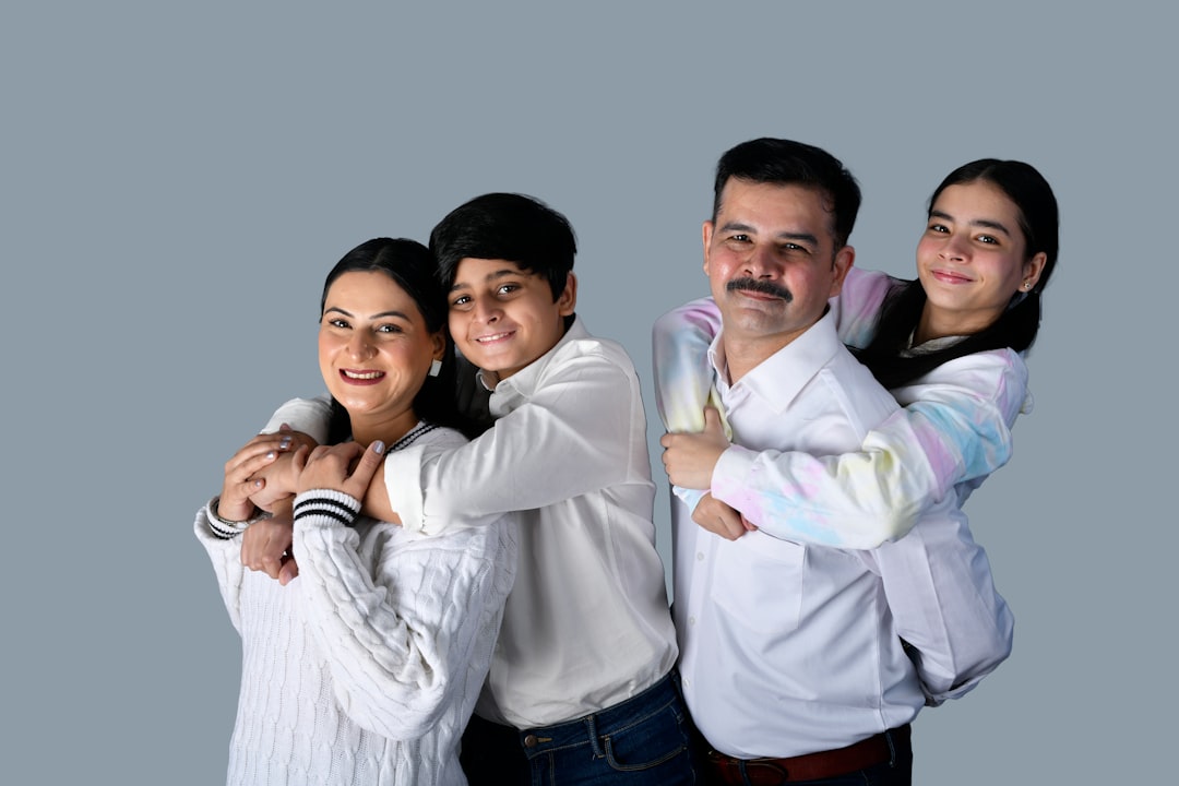 a group of people posing for a photo